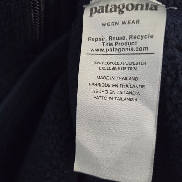 Patagonia Better Sweater Fleece 1/4 Zip Pullover Heather Blue Men's S 25523 - Picture 7 of 9
